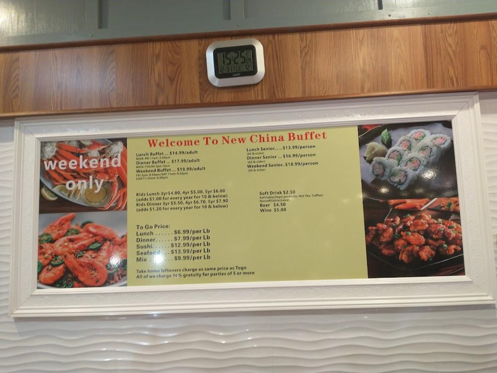 New China Buffet Menu image 4